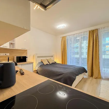Apartament River Danube Flat W Balcony And Free Guarded Parking Budapeszt