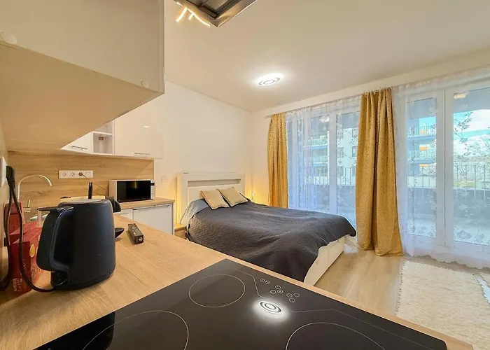 Lägenhet River Danube Flat W Balcony And Free Guarded Parking Budapest