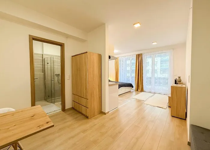 River Danube Flat W Balcony And Free Guarded Parking *